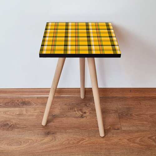 Hanah home klub sto Shp336, 35x42x35 cm, Žuti Cene