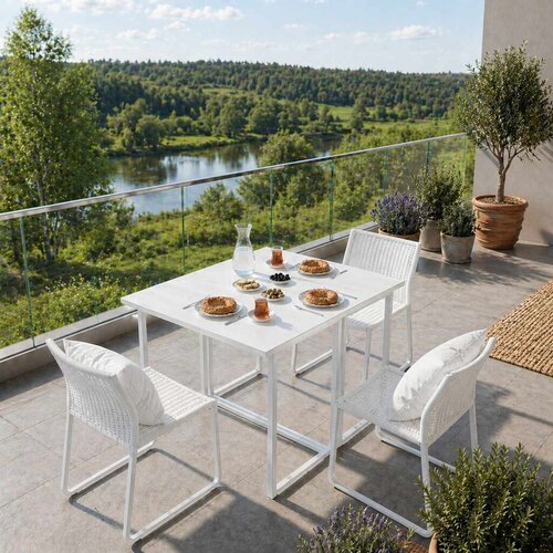 Hanah home Sklopivi sto, Beli Slike