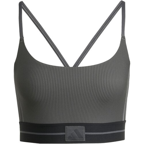 Adidas Ženski top Hyg Rib Bralett, Crni Slike