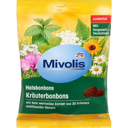 Mivolis Tvrde bombone sa zaslađivačima i ekstraktom iz 20 vrsta biljaka 125 g Cene
