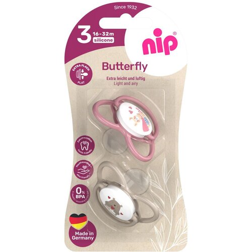 Nip Butterfly laža, silikon, mix boja, 16-32m Cene