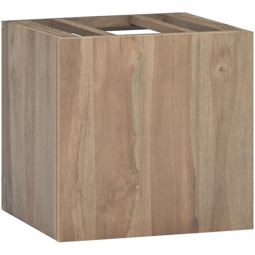 vidaXL Stenska kopalniška omarica 46x25,5x40 cm trdna tikovina Cene