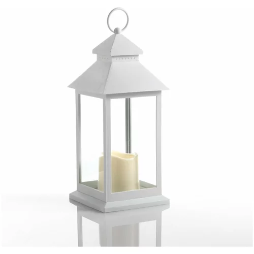 Tomasucci Velika bela dekorativna LED lanterna, primerna za uporabo na prostem Lante