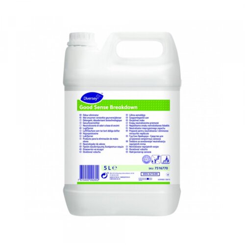 Sredstvo za uklanjanje neprijatnih mirisa Diversey Good Sense Breakdown 5 lit. 7516770 Slike