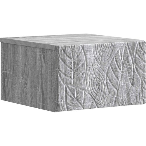 vidaXL Stenski nočni omarici Siva Sonoma 49 x 34,5 x 20 cm, (5000247361) Cene