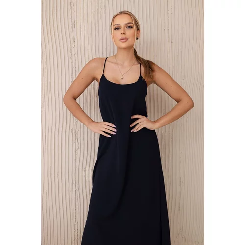 Fasardi Women's summer dress - dark blue