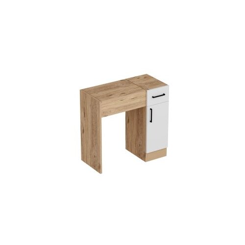 Hanah home inci - atlantic pine, white atlantic pinewhite make-up table Slike