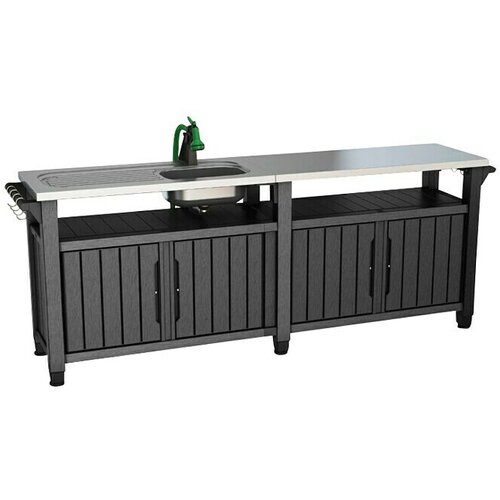 Keter Vrtni sudoper Unity Chef 415 L (D x Š x V: 237 x 51,3 x 89,4 mm, Antracit) Cijene