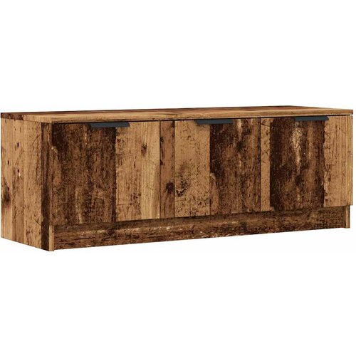 Maison Chic TV omarica - TV enota - Televizijska omarica starinski les 102x35x36,5 cm inženirski les, (21700859) Slike