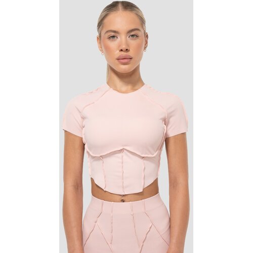 GymBeam Women&amp;lsquo;s Cosmo Cropped T-shirt Pink M Slike