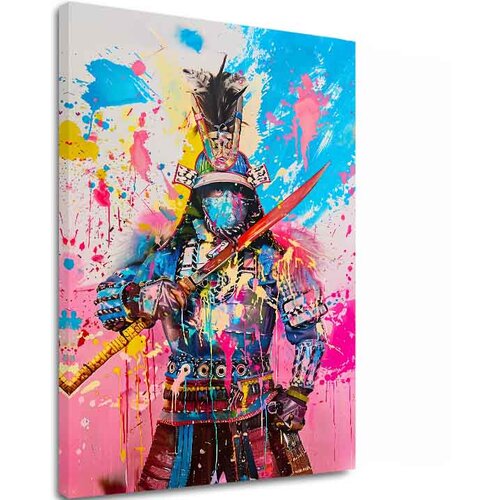  Slika SAMURAI SPIRIT na platnu | Poslikana struktura Cene