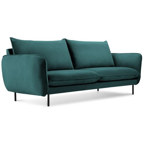 Cosmopolitan Design Petrolej zelen žametni kavč Vienna, 160 cm Cene