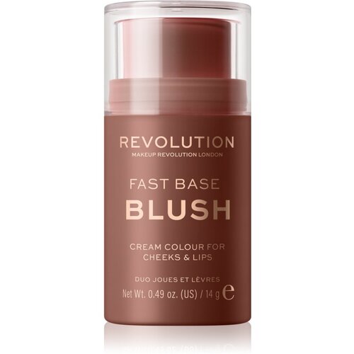 Makeup Revolution Fast Base toniran balzam za ustnice in lica odtenek Mauve 14 g Cene