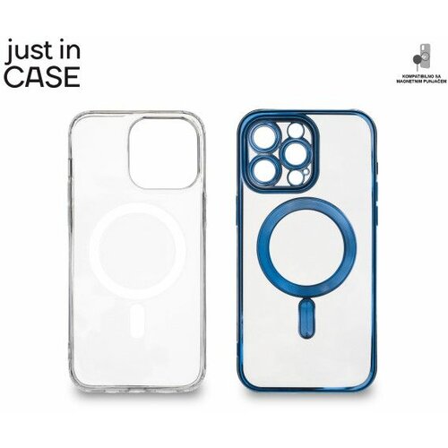Just In Case 2u1 extra case mag mix paket plavi za iphone 15 pro max Slike