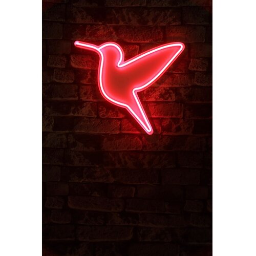 Wallity Zidna LED dekoracija Little Bird, 375 cm, IP67, 12V, 470 lm, Crvena Slike