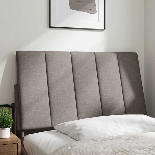 Maison Chic posteljno vzglavje - vzglavna omarica - vzglavna stranica taupe 80 cm blago, (21704008) Cene