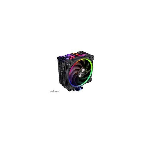 Akasa Soho H4 Plus Processor Air cooler 12 cm Black 1 pc(s) Slike