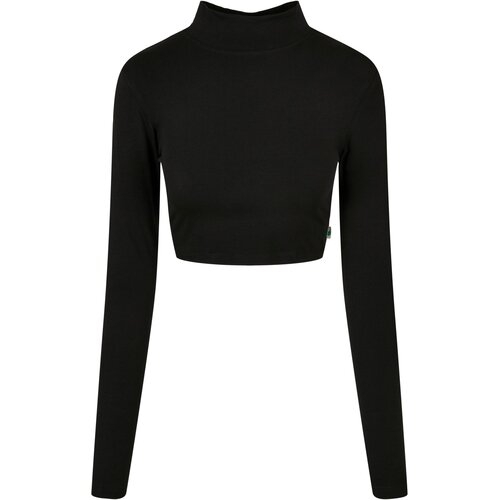 Urban Classics Women's Organic Long Sleeve Turtleneck - Black Cijene