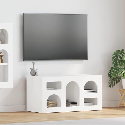 TV ormar Bijelo 80 x 35 x 40 cm Konstruirano drvo Cijene
