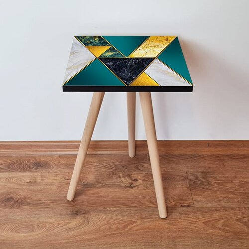 Hanah home klub sto Shp86, 35x42x35 cm, Šareni Cene