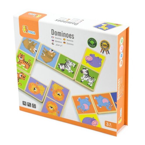 Viga Igračka drveni set domino-divlje zivotinje Cijene