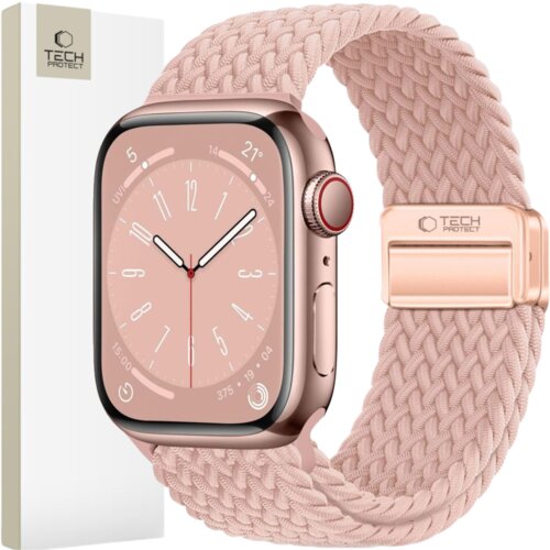 TECH-PROTECT nylonmag apple watch 4 / 5 / 6 / 7 / 8 / 9 / se / ultra 1 / 2 (42 / 44 / 45 / 49 mm) dusty rose, (21974551) Slike