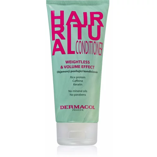 Dermacol hair ritual weightless & volume conditioner balzam za volumen in krepitev las 200 ml