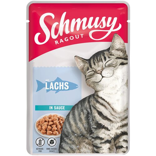 Schmusy Ragout v omaki 22 x 100 g - Losos Cene