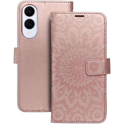  Futrola flip MEZZO BOOK za SAMSUNG S25 Edge mandala roze-zlatna Slike