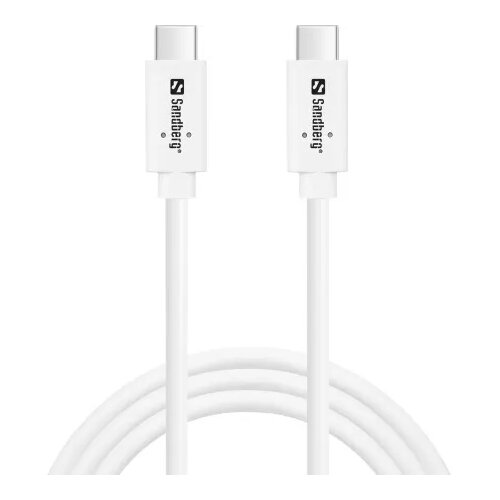 Sandberg Kabl 136-53 USB-C na USB-C, 100W PD, 1m, Beli Cene