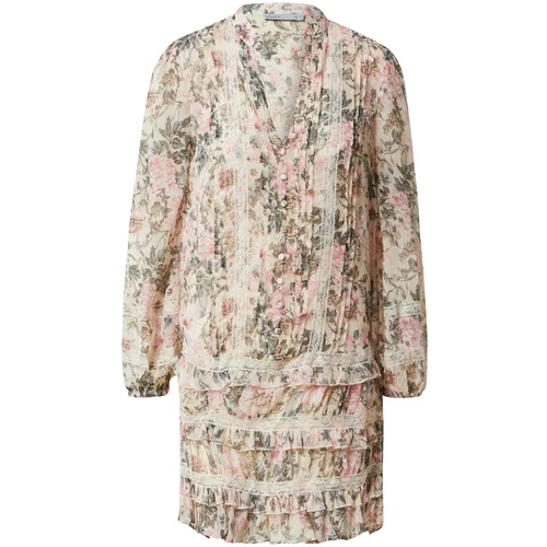 Oasis Košulja haljina boja pijeska / opal / kestenjasto smeđa / roza / bijela