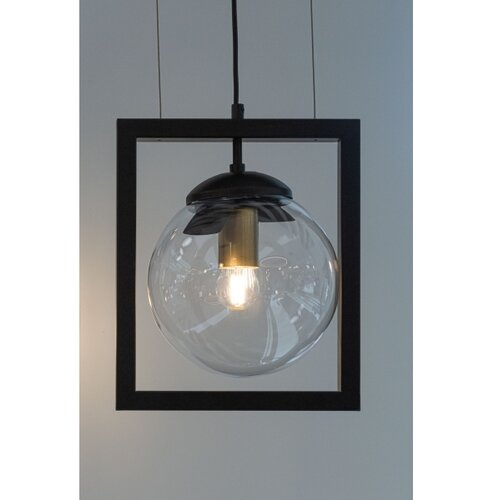  Klausen 111023 - Visilica na sajli REY 1xE27/7W/230V crna Slike