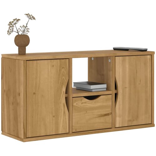 TV ormarić s ladicom ODDA 79x24x40 cm puno drvo bor Cijene