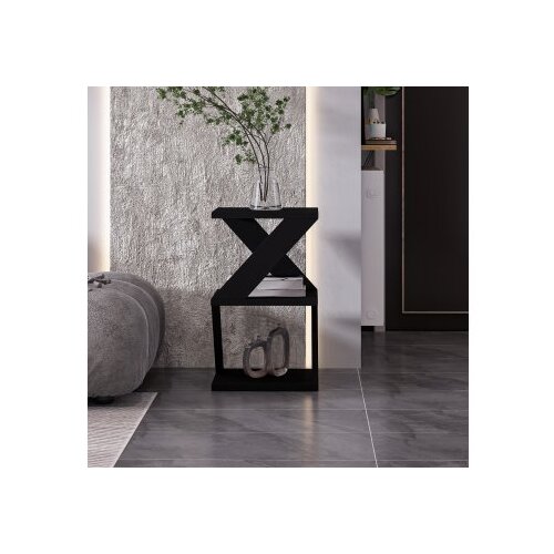 Hanah home Club sto Albeni, 29,6x54,2x29,6 cm, Crni Slike