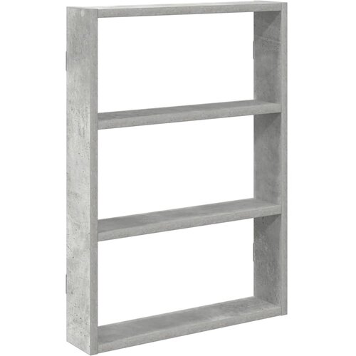 Maison Chic Stenska polica - Viseča Polica betonsko siv 43x9x60 cm inž. les, (21793783) Slike