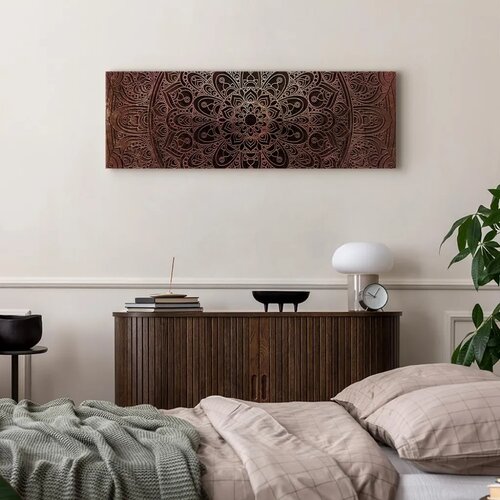  Slika - Mandala: Amber Silence 150x50 Akustična Slike