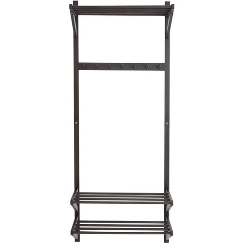 Jotex Crni set za hodnik od masivnog bora 75x190x32 cm Cole &amp;ndash; Slike