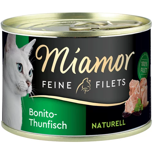 Miamor Feine Filets Naturelle 6 x 156 g - Bonito tuna