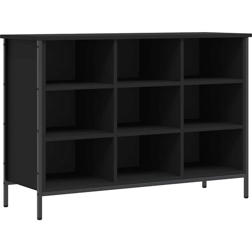 za cipele crni 100 x 35 x 70 cm od konstruiranog drva Slike