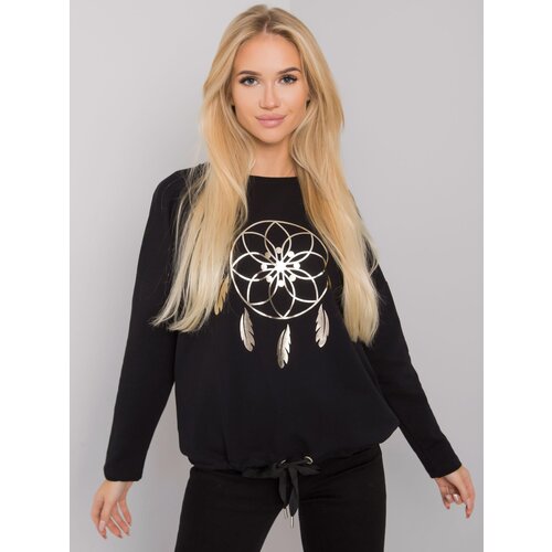 RUE PARIS Blouse-RV-BZ-7200.30P-black Slike