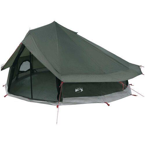Tipi &amp;scaron;ator s krovom Maslinasto zelena 800 x 800 x 430 cm Slike