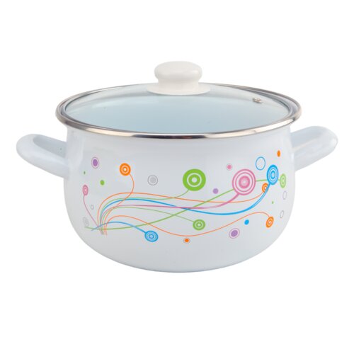  Serpa Duboka 24cm 6,3L URD6027 Sa Staklenim Poklopcem Slike