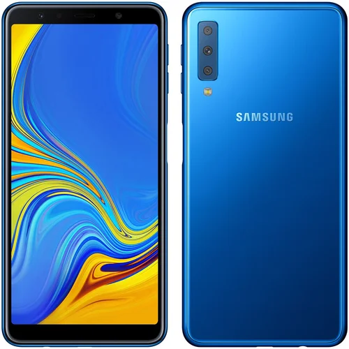 Samsung Obnovljeno - znaki rabe - Galaxy A7 2018 4G moder 64 GB 4 GB ram - vidne oznake uporabe obnovljeno, (21561615)