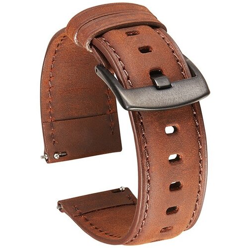 INF združljiv s samsung in huawei quick release usnjeni pas za pametno uro brown 20 mm, (5000079106) Cene