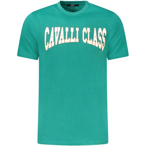 Cavalli Class SHORT SLEEVE T-SHIRT MEN GREEN Slike