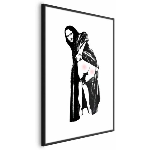  Plakat - Painful Sitting 40x60 Crni okvir s margom Cene