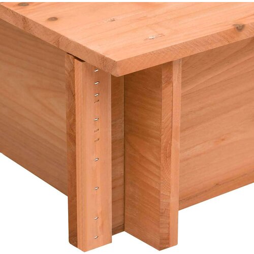 VidaXL Pje&amp;scaron;čanik od jelovine s krovom 112 x 112 x 112 cm Slike
