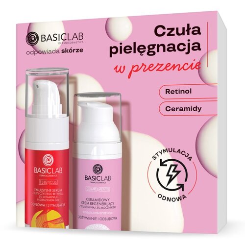 BasicLab Dermocosmetics darilni set za regeneracijo in obnovo kože obraza Slike