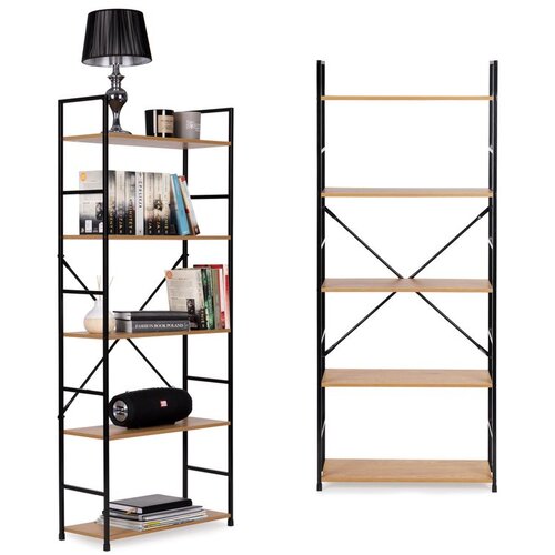 Modern Home LOFT drvene police za knjige, 5 razina Cene