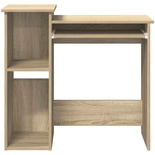vidaXL Radni stol s policama boja hrasta sonome 84x40x78 cm drveni Cijene